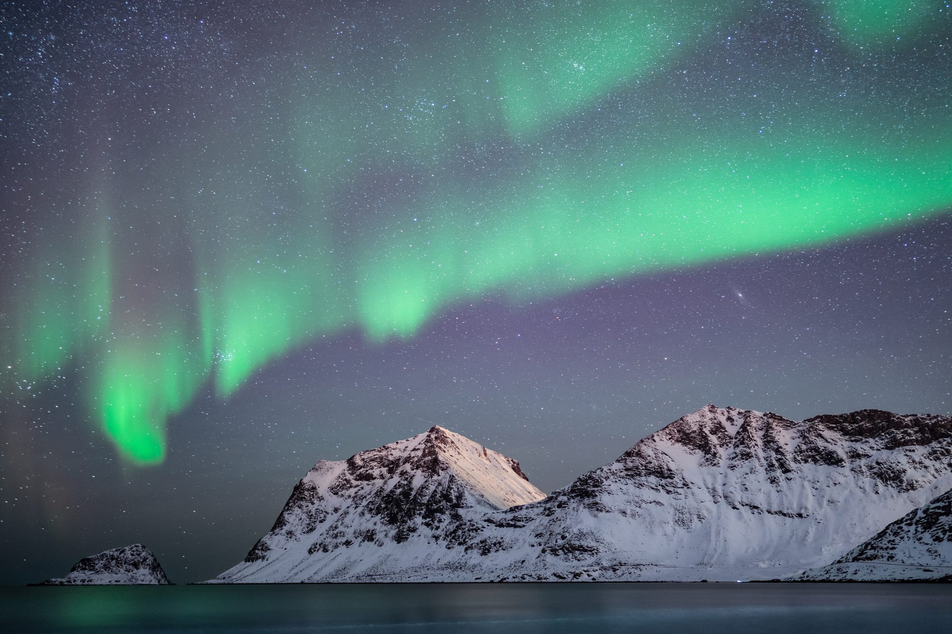 aurores boréales Lofoten par Sandy Berthaud